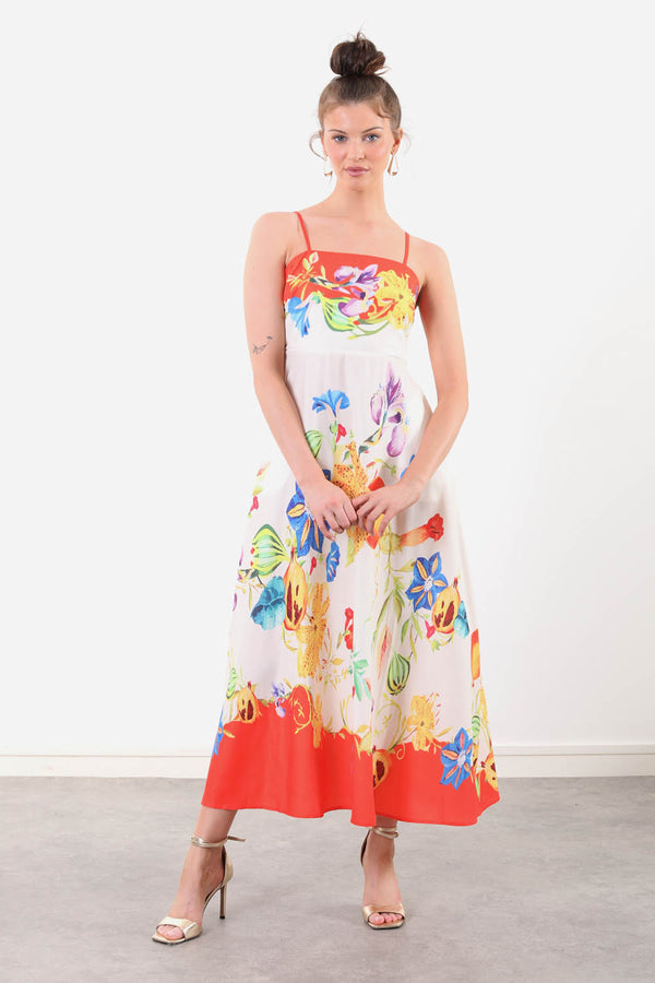 Marc Angelo Midi Summer Dress MA81233 Tangerine