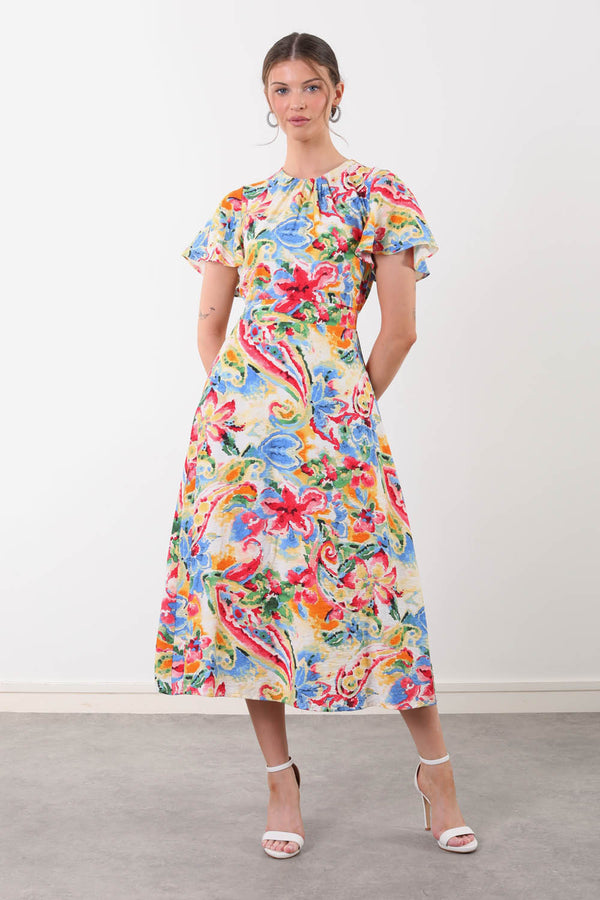 Marc Angelo Midi Summer Dress MA81178 floral