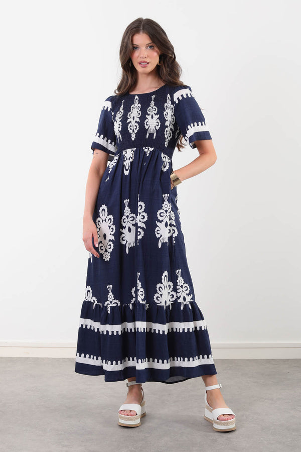 Marc Angelo Summer Dress MA81229 D313NVY