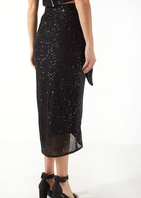 Marc Angelo Sequin Top and Skirt