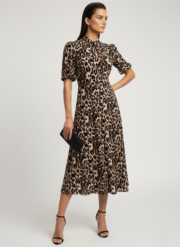 Marc Angelo Midi Dress MA812943 D354 Leopard