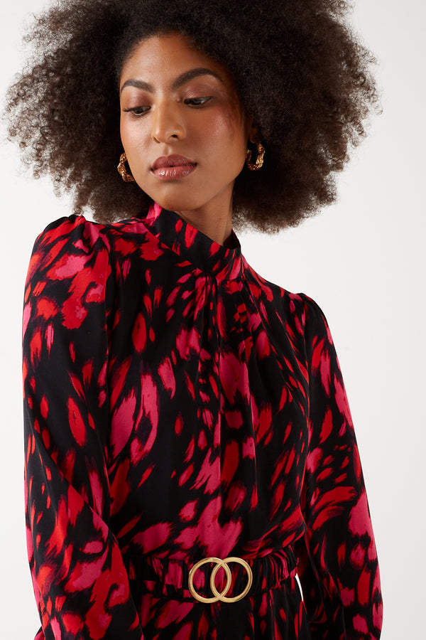 Marc Angelo Lara High Neck Dress