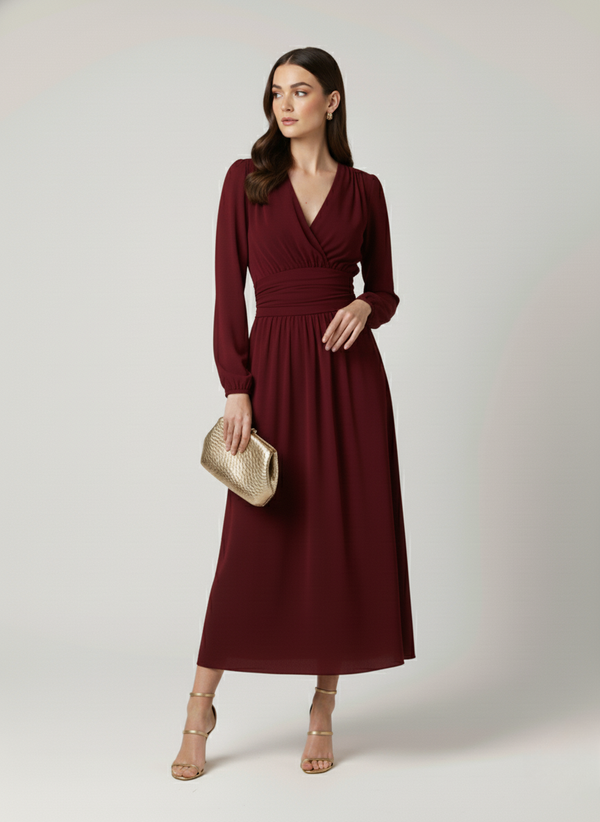 Marc Angelo Midi Dress MA81344 Red.