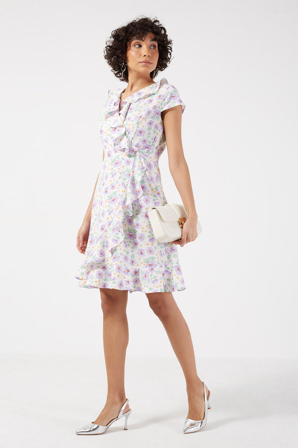 Marc Angelo Cap Sleeve Dress
