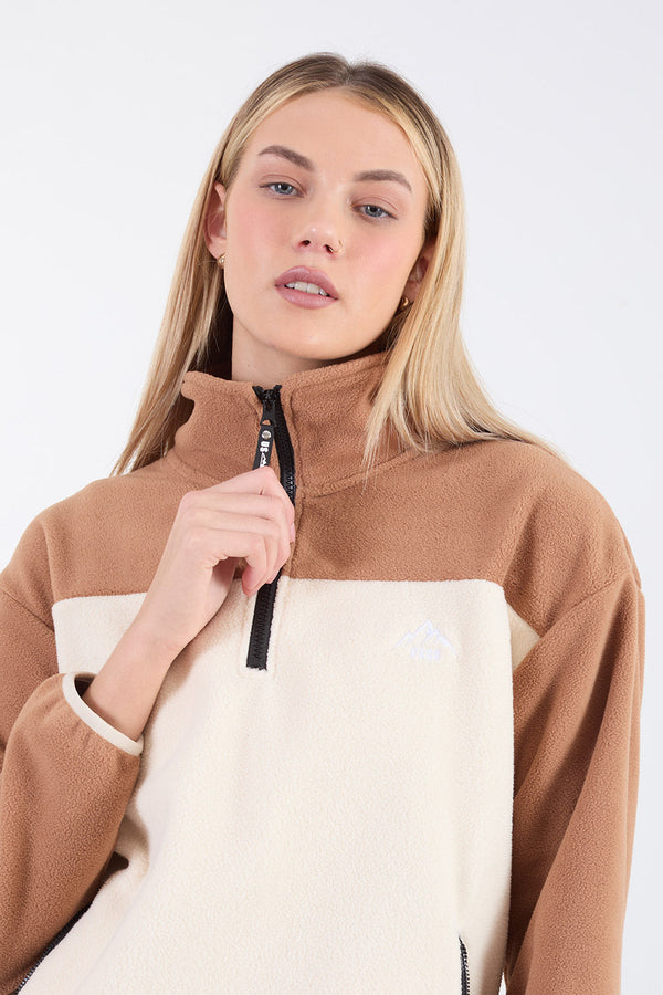 The Wander Fleece in Contrast Cashmere US45515
