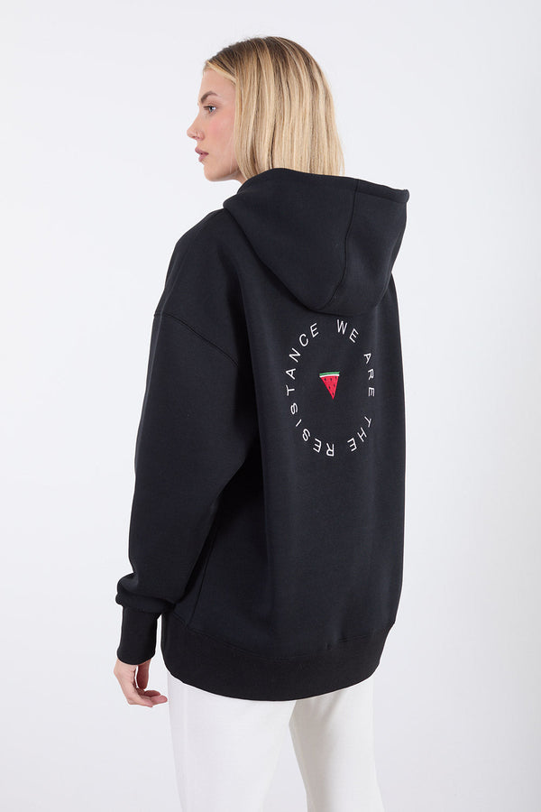 The Resistance Hoodie in Black US45517