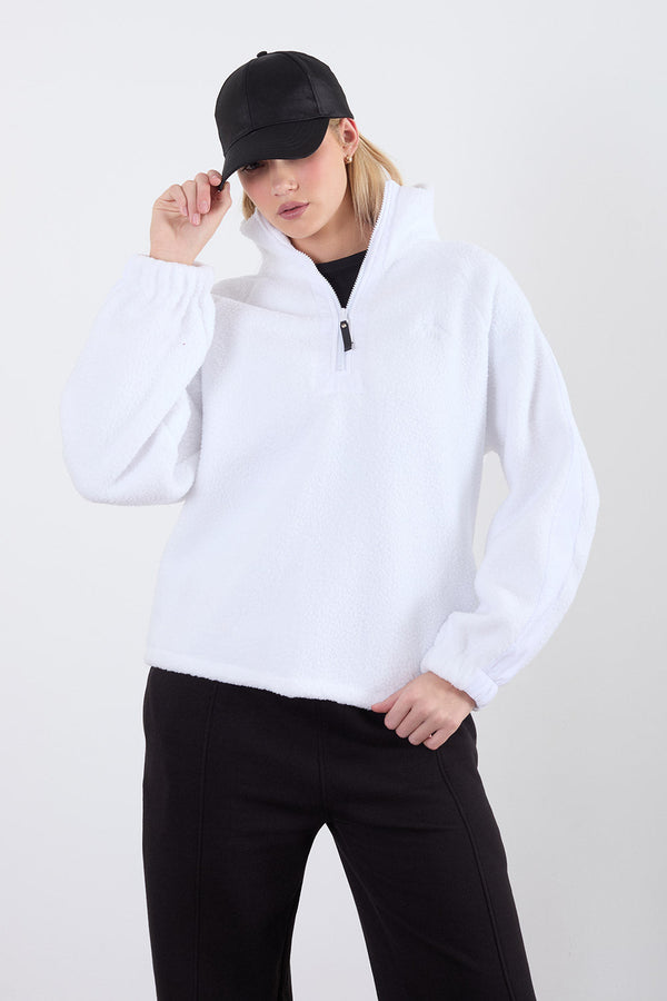 Horizon Fleece in White US45519