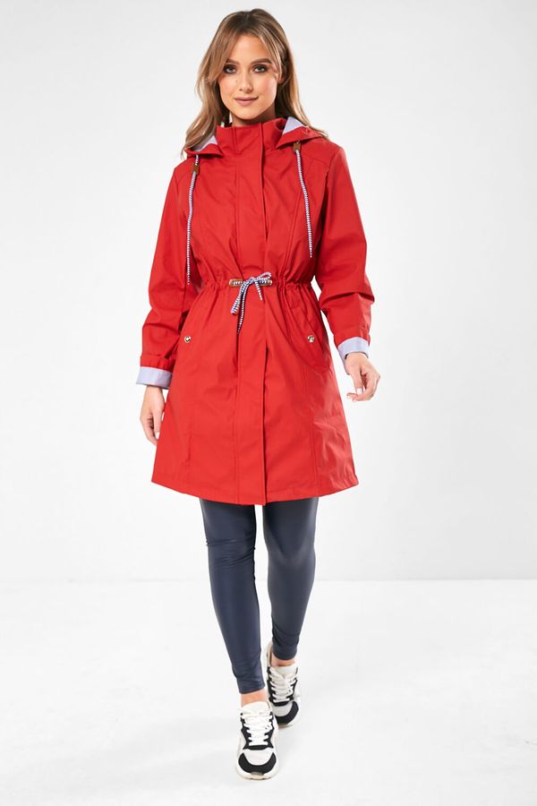Lilly stripe online lined raincoat
