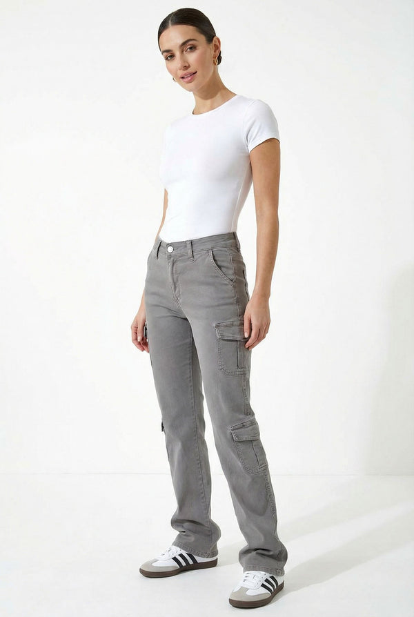 CARGO PANTS US1802 GREY