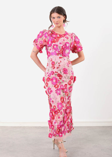 Marc Angelo Floral Dress MA81218 Pink