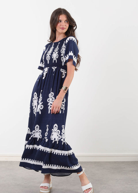 Marc Angelo Summer Dress MA81229 D313NVY