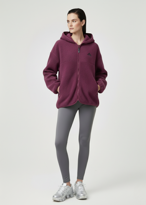 The Oslo Fleece in Fig US45537