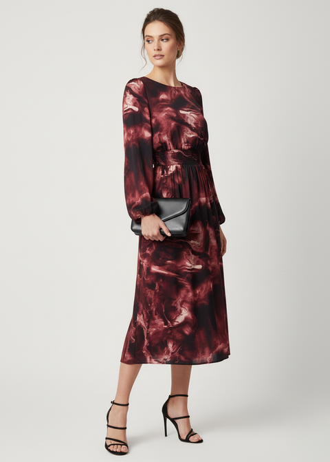 Marc Angelo Midi Dress  MA812947 D361 PNK