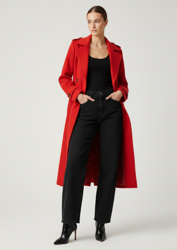 Marcangelo RED TAILORED COAT MA85534