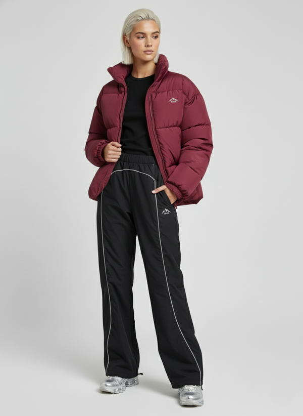 USCO PUFFER JACKET US15540 BURGUNDY