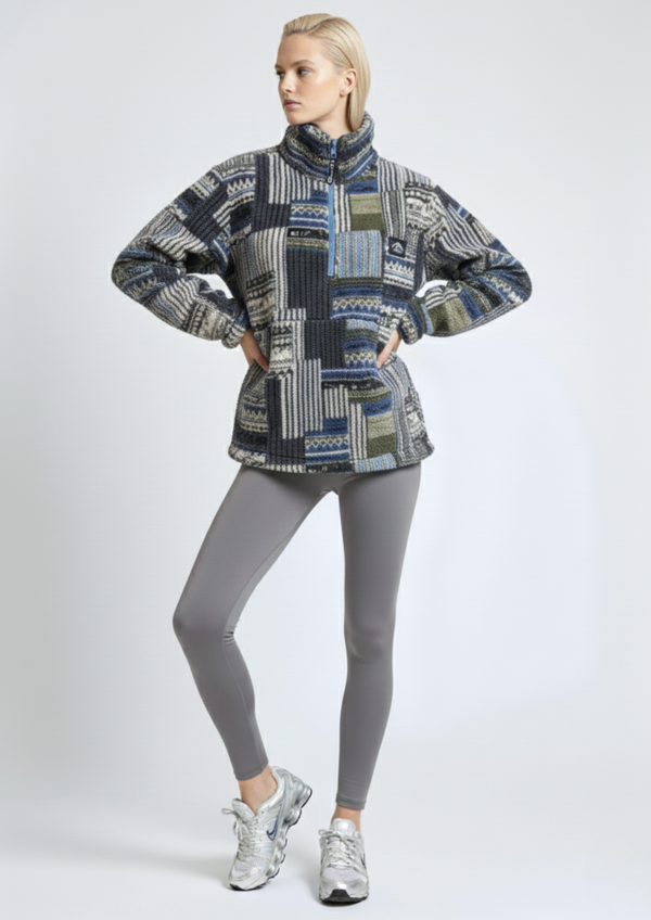 The Trek fleece in Blue Basket US45508