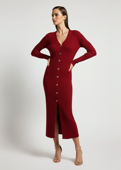 Marc Angelo KNIT DRESS MA86611 RED