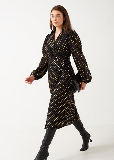 Marc Angelo Lana Collared Dress