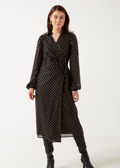 Marc Angelo Lana Collared Dress