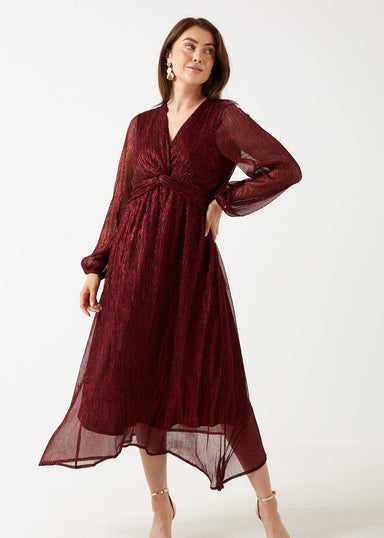 Marc Angelo Bella Plisse Dress