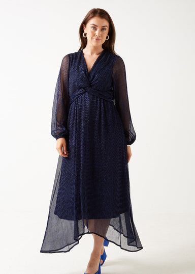 Marc Angelo Bella Plisse Dress