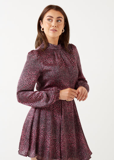 Marc Angelo Lara High Neck Dress