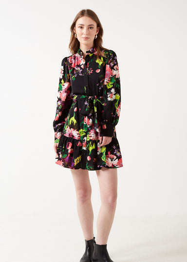 Pixie Daisy Elle Gathered Hem Dress