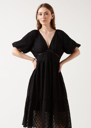 Marc Angelo Puff Sleeves Dress
