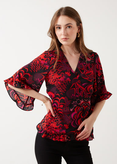 Marc Angelo Alice Wrap Top