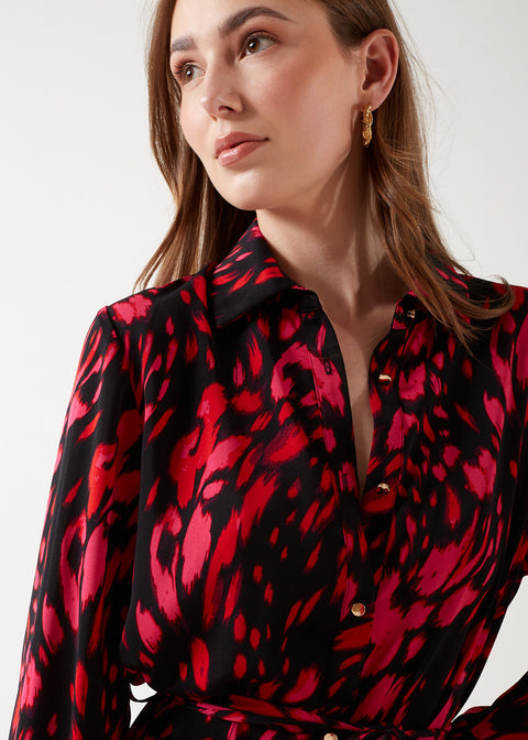 Marc Angelo Sophie Collared Shirt Dress