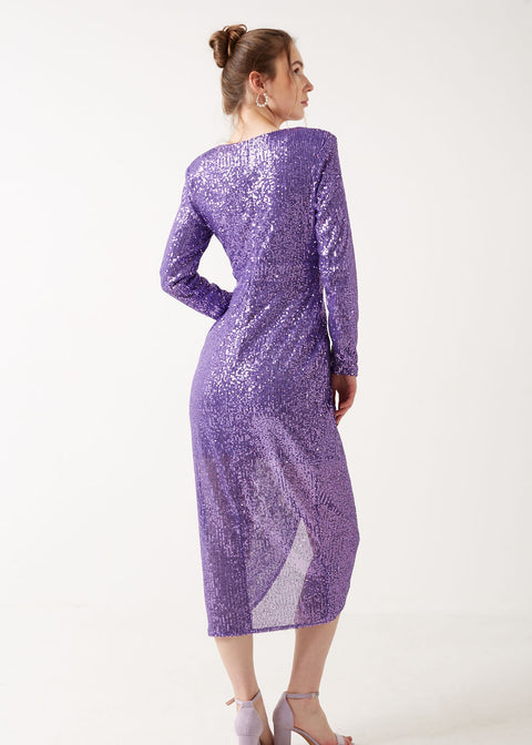 Marc Angelo Sequin Midi Dress