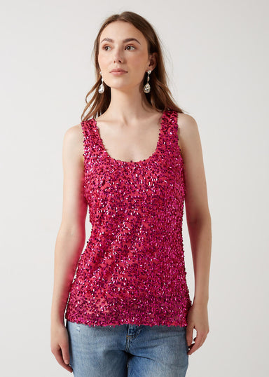 Marc Angelo Sequin Tank Top