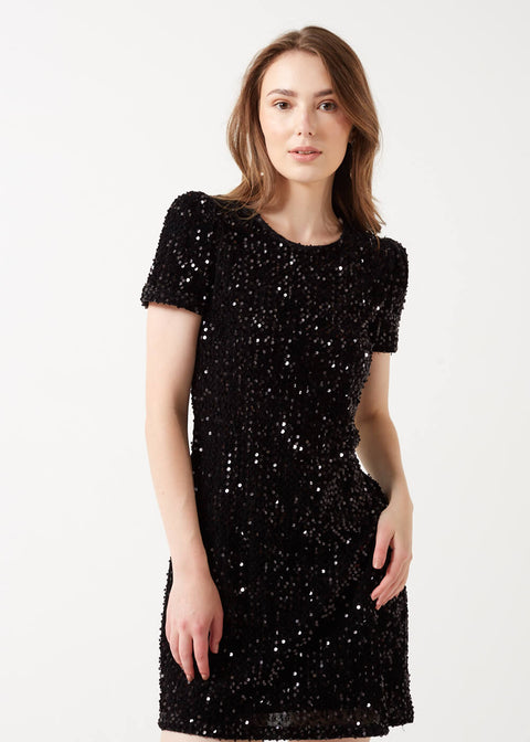 Marc Angelo Sequin Short Dress