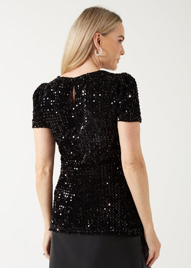 Marc Angelo Sequin Top