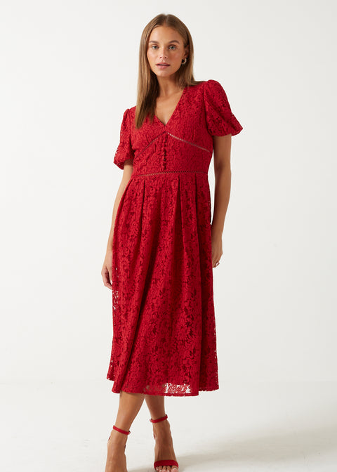 Marc Angelo Lace Midi Dress