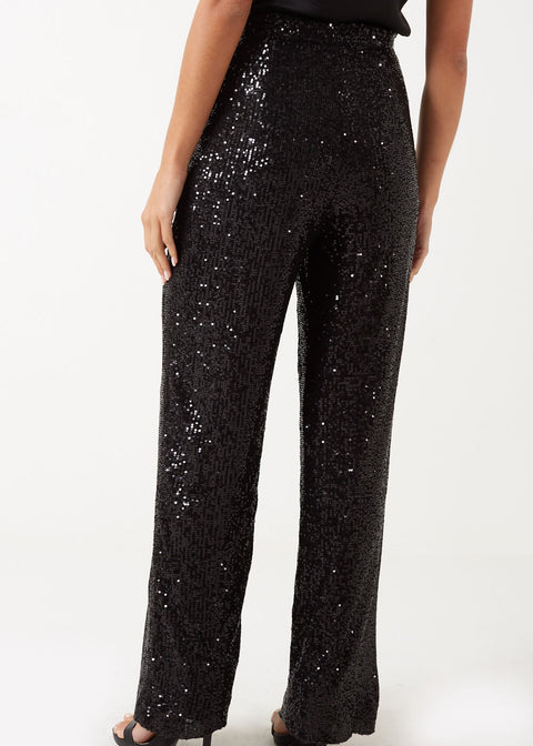 Marc Angelo High Waist Sequin Trouser