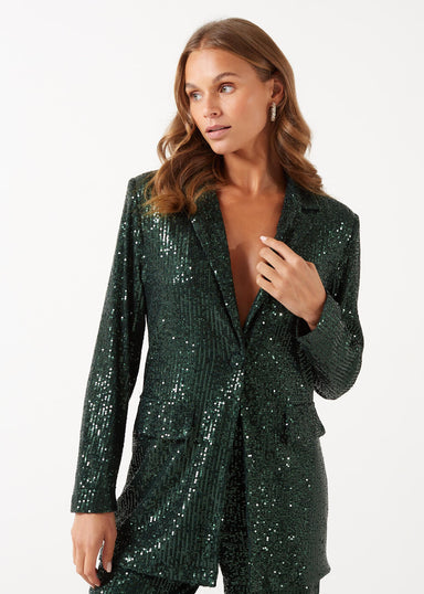 Marc Angelo Sequin Blazer