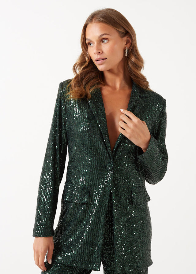 Marc Angelo Sequin Blazer