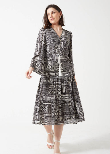 Marc Angelo Long Sleeve Dress