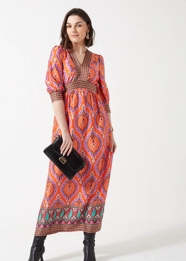 Marc Angelo Long Sleeved Maxi Dress