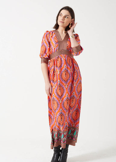 Marc Angelo Long Sleeved Maxi Dress