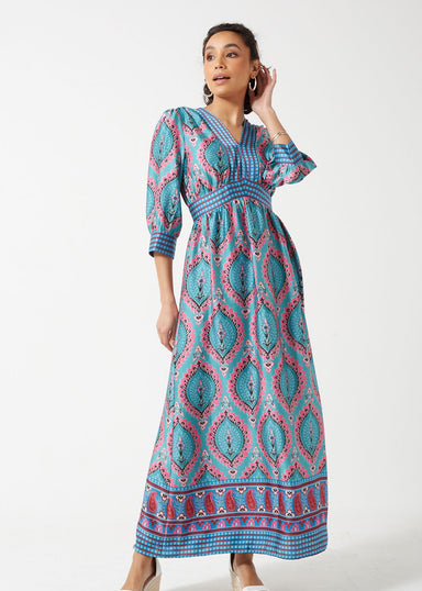 Marc Angelo Long Sleeved Maxi Dress