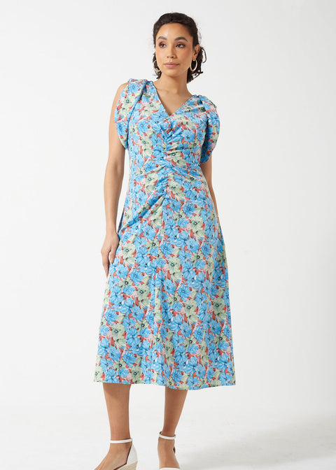 Marc Angelo Gathered Front Dress