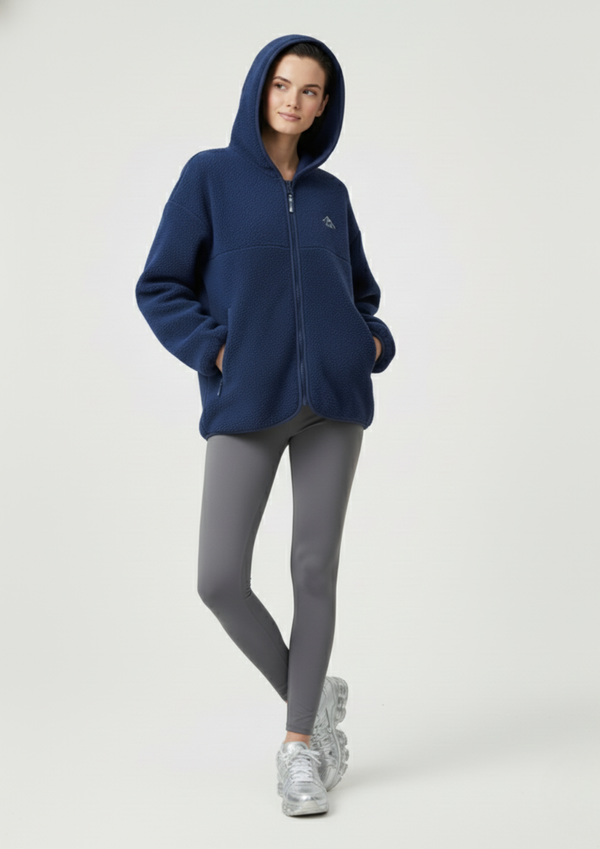 The Oslo Fleece in Navy US45537