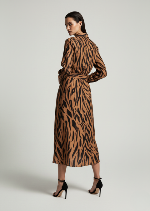 Marc Angelo Shirt Dress MA812949 D359 BRN