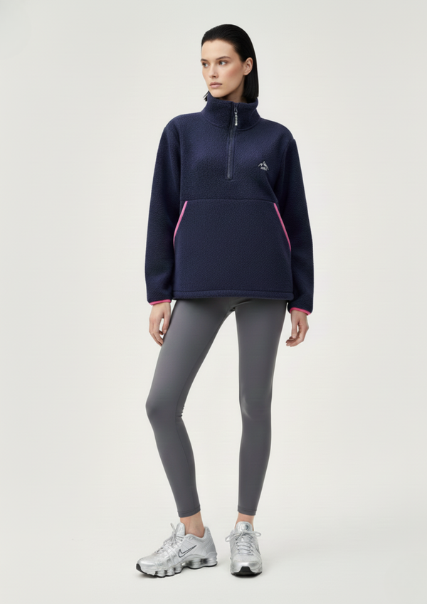 The Nexus Fleece in Navy Contrast US45508