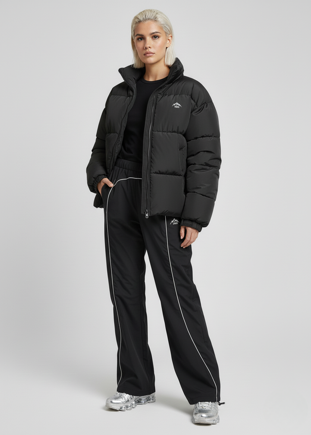 USCO PUFFER JACKET US15540 BLACK