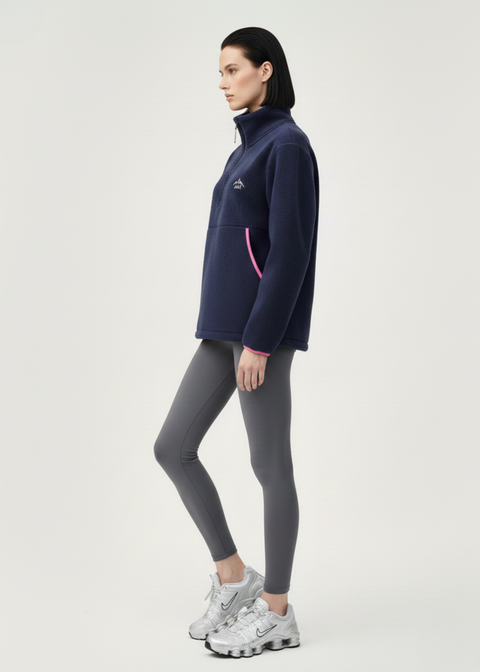 The Nexus Fleece in Navy Contrast US45508
