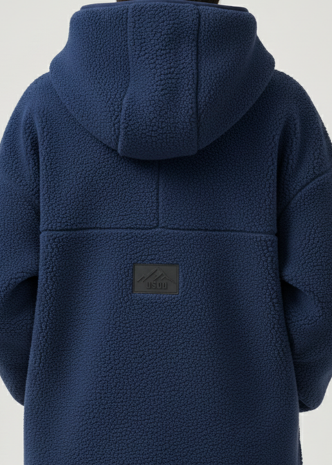 The Oslo Fleece in Navy US45537