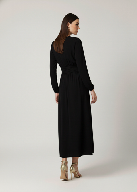 Marc Angelo Midi Dress  MA81344 BLK